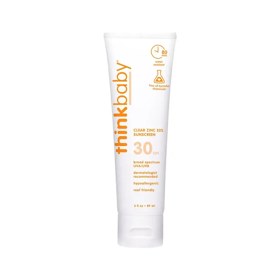Think Sun Thinkbaby Clear Zinc 20% Sunscreen SPF 30