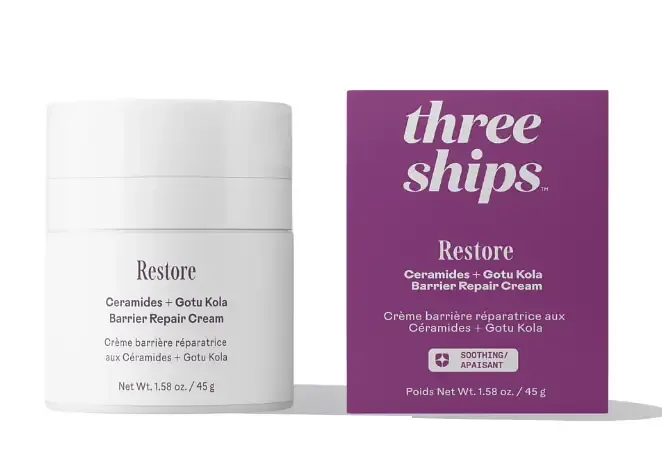 Three Ships Beauty Restore Ceramides + Gotu Kola Barrier Repair Cream