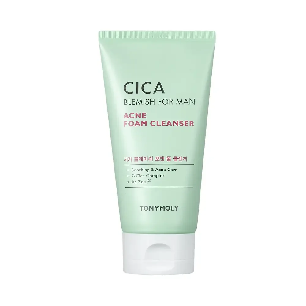 TONYMOLY Cica Blemish For Man Acne Foam Cleanser