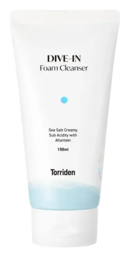 Torriden Dive-In Sea Salt Creamy Sub Acidity Foam Cleanser