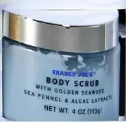 Trader Joe's Marine Radiance Body Scrub