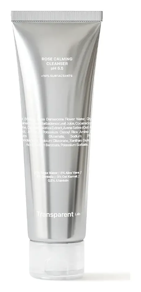 Transparent Lab Rose Calming Cleanser ph 5.5