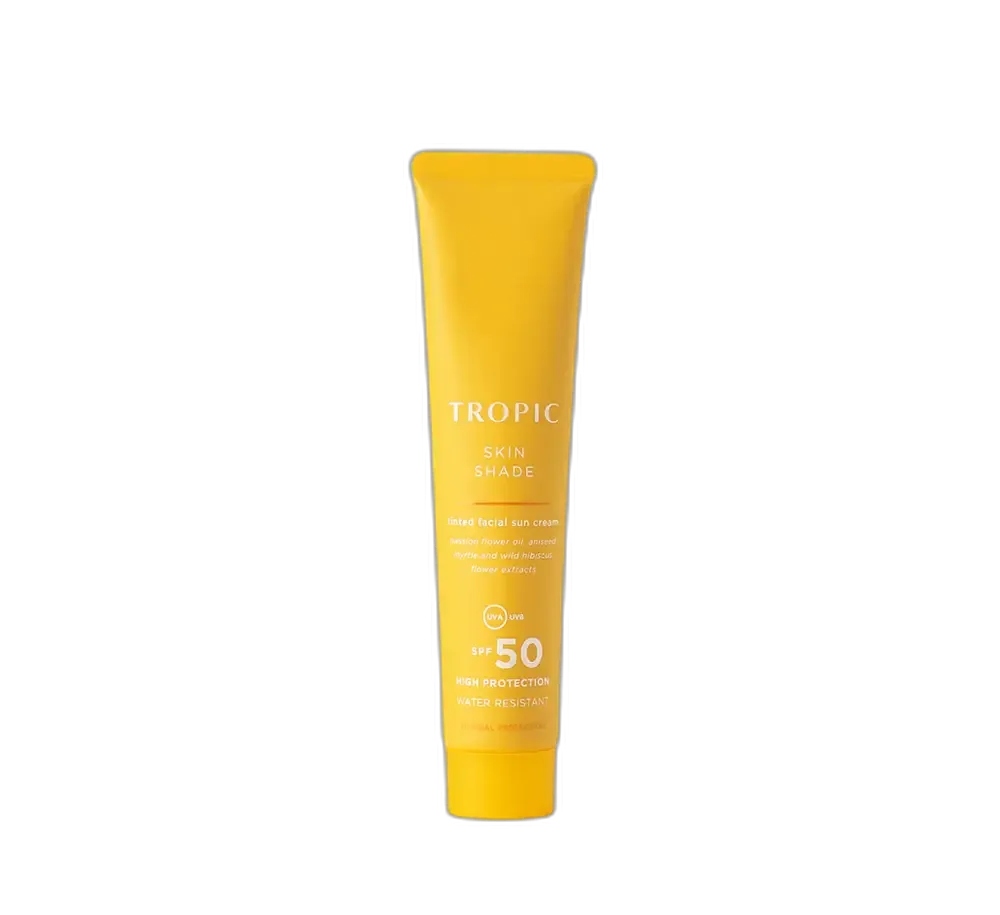 Tropic Skincare Skin Shade Tinted Facial Sun Cream SPF 50