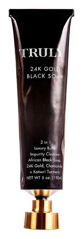 Truly 24k Gold Black Soap Impurity Cleanser