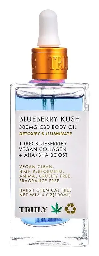 Truly Blueberry Hemp Body Oil
