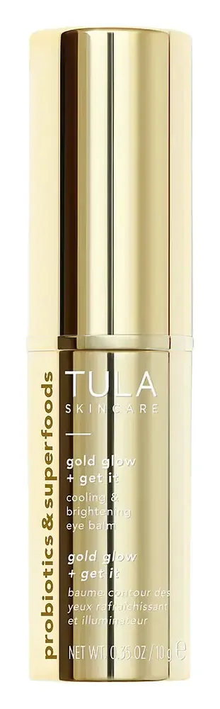 Tula Skincare Gold Glow + Get It Cooling & Brightening Eye Balm