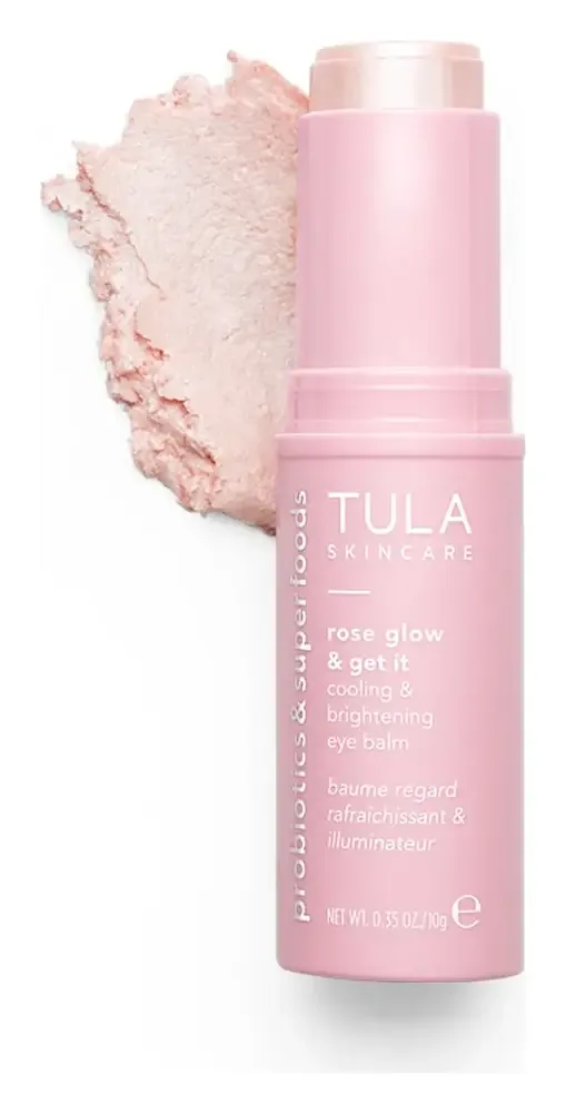 Tula Skincare Rose Glow + Get It Cooling & Brightening Eye Balm