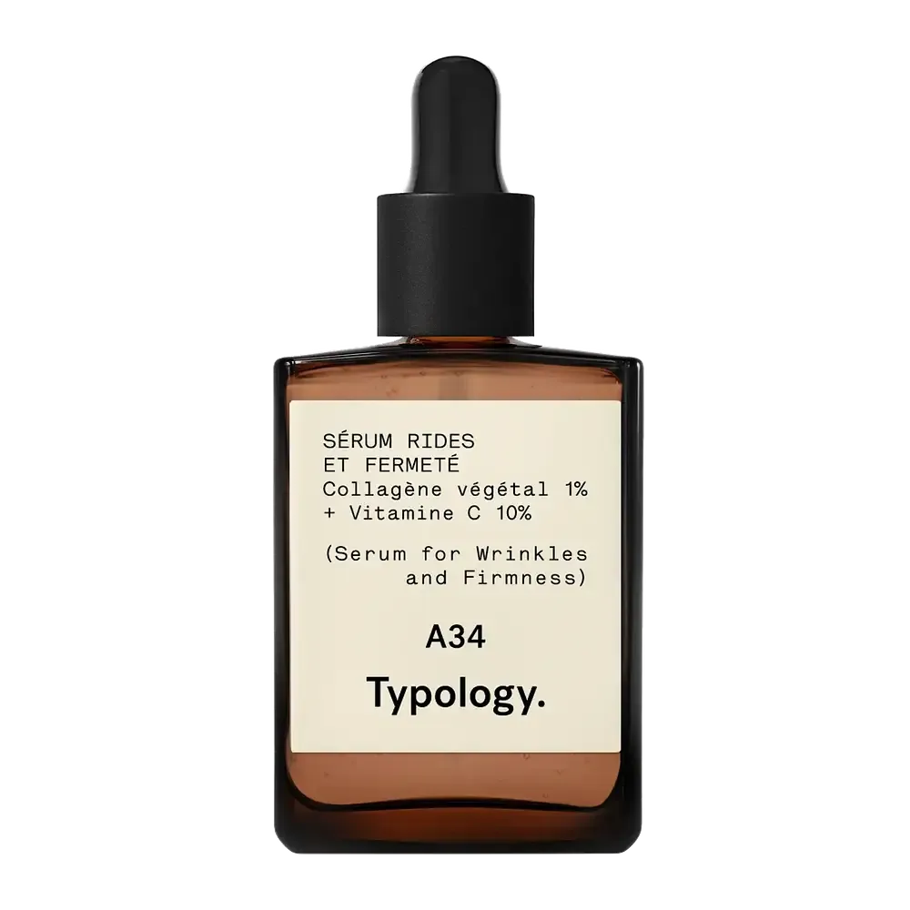 Typology A34 1% Plant Collagen + 10% Vitamin C Serum For Wrinkles And Firmness