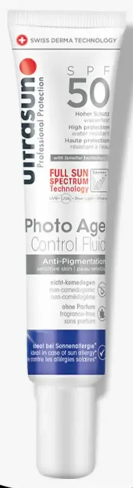 Ultrasun Photo Age Control Fluid Anti-Pigmentation Sunscreen SPF 50