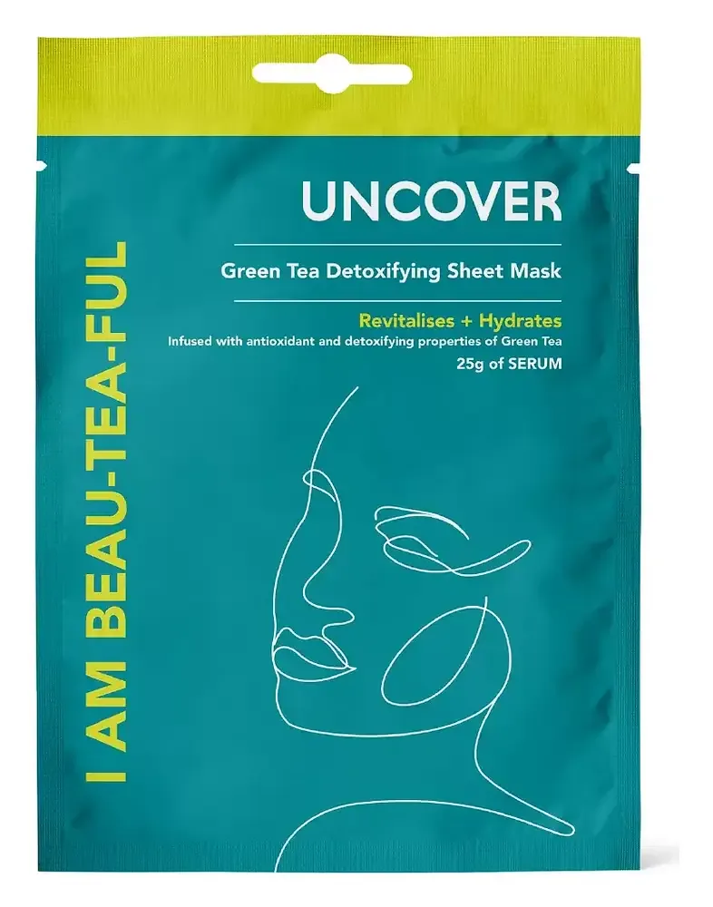 Uncover I Am Beauteaful Green Tea Detoxifying Sheet Mask