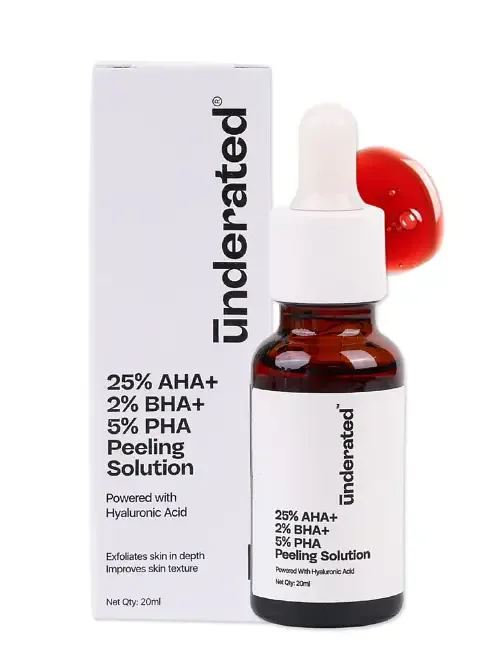 Underated 25% AHA + 2% BHA + 5% PHA Peeling Solution