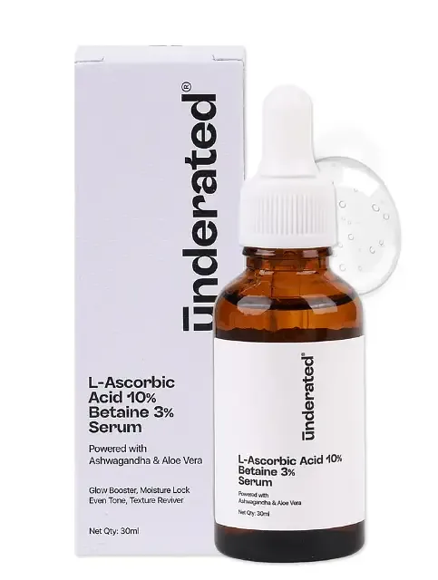 Underated L-Ascorbic Acid 10% & Betaine 3% Serum