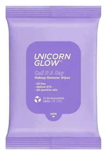 Unicorn Glow Call It a Day Hydrating Cleansing + Makeup Remover Wipes