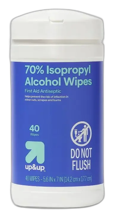 up&up 70% Isopropyl Alcohol Wipes
