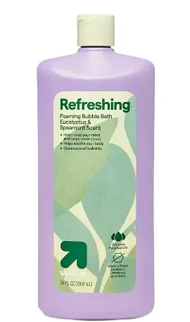 up&up Refreshing Foaming Bubble Bath Eucalyptus & Spearmint