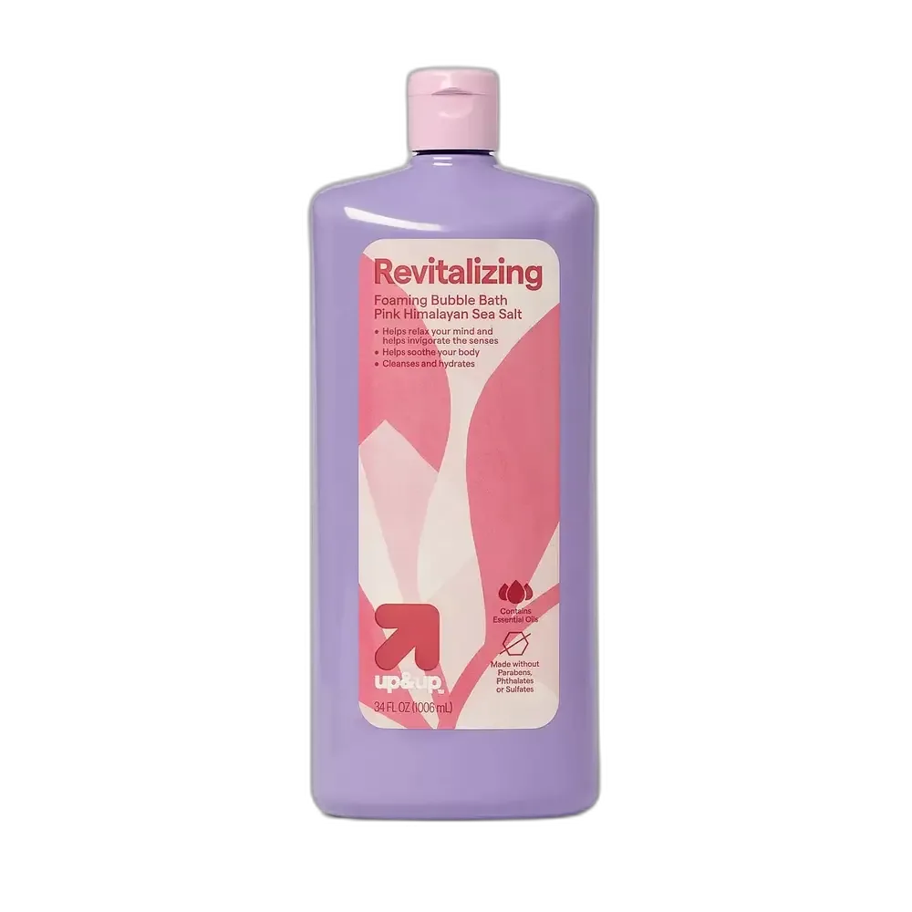 up&up Revitalizing Foaming Bubble Bath Pink Himalayan Sea Salt