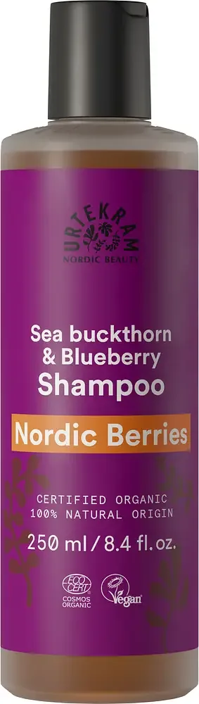 Urtekram Nordic Berries Sea Buckthorn & Blueberry Shampoo