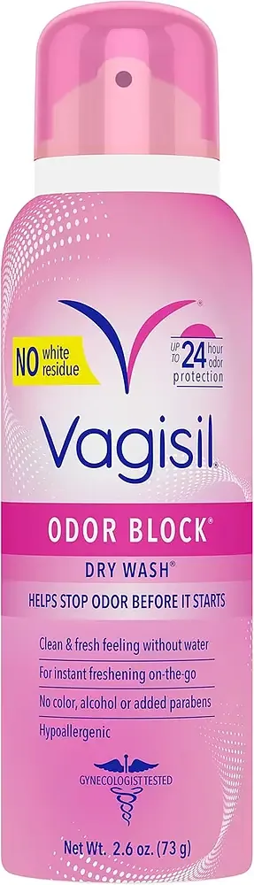 Vagisil Odor Block Dry Wash Spray