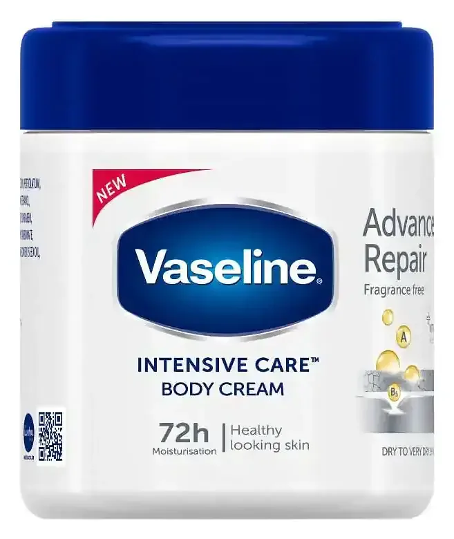 Vaseline Advanced Repair Fragrance Free Moisturising Body Cream