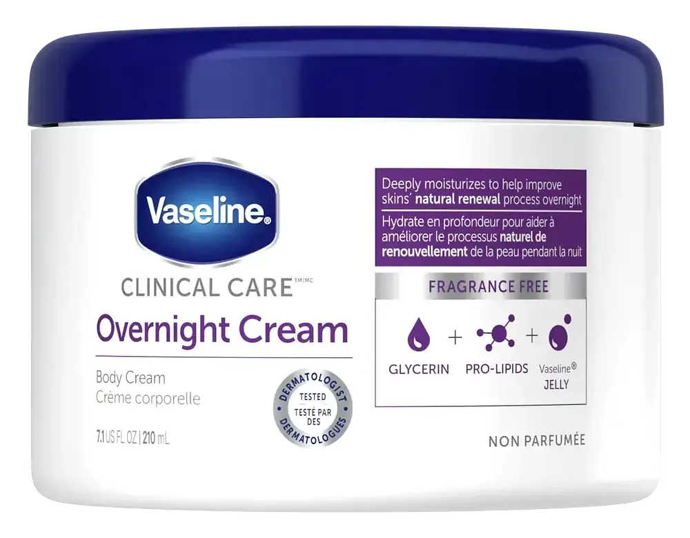 Vaseline Clinical Care Overnight Body Cream