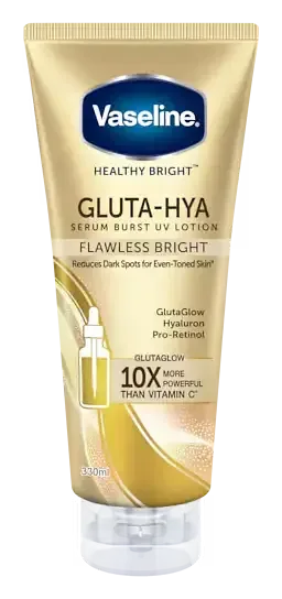 Vaseline Gluta-Hya Serum Burst UV Lotion Flawless Bright
