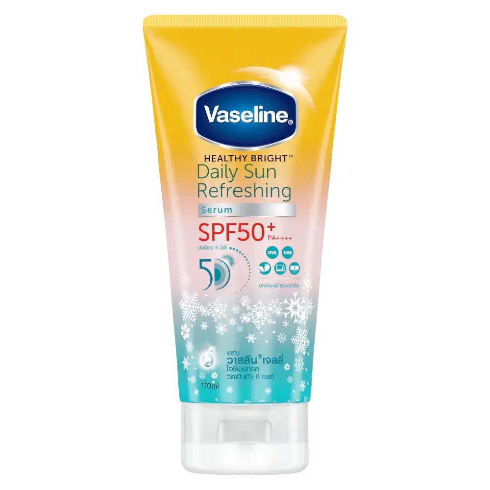 Vaseline Healthy Bright Daily Sun Refreshing Serum Sunscreen SPF 50+