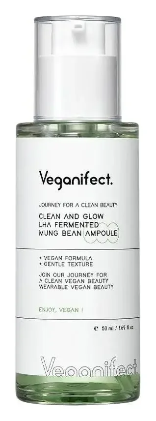 Veganifect Clean And Glow LHA Fermented Mung Bean Ampoule