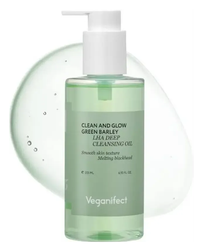 Veganifect Clean & Glow Green Barley LHA Deep Cleansing Oil