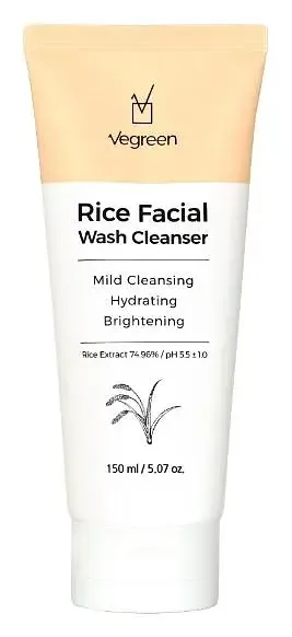 Vegreen Rice Facial Wash Cleanser