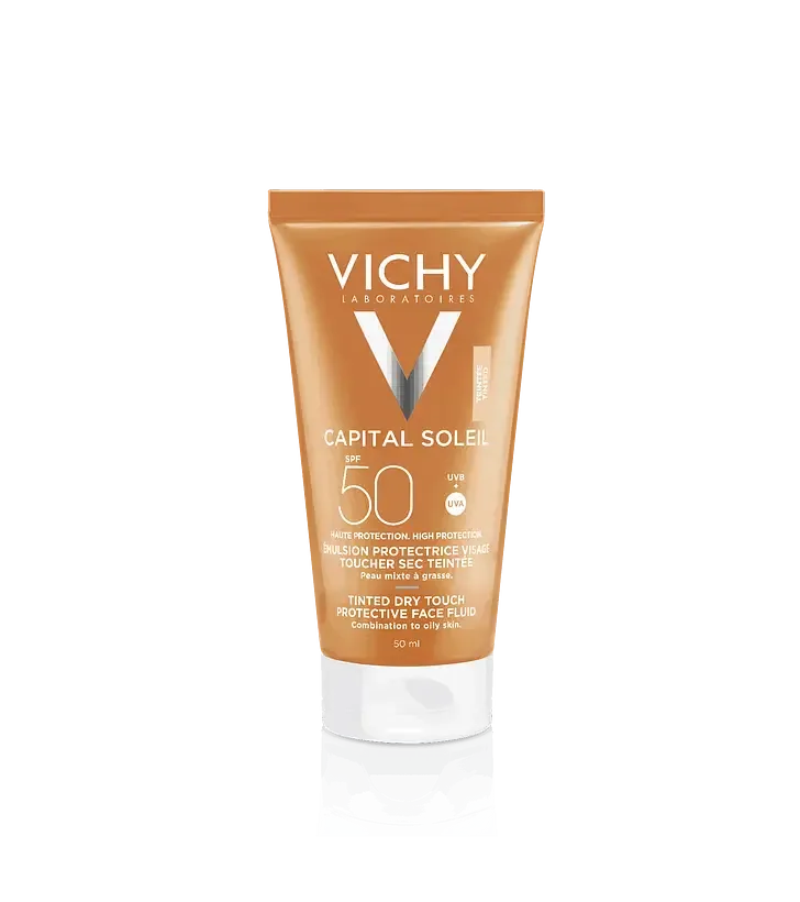 Vichy Capital Soleil Tinted Dry Touch Protective Face Fluid SPF 50