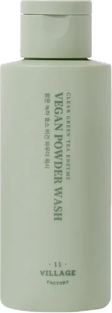 Village 11 Factory Clear Green Tea Enzyme Vegan Powder Wash