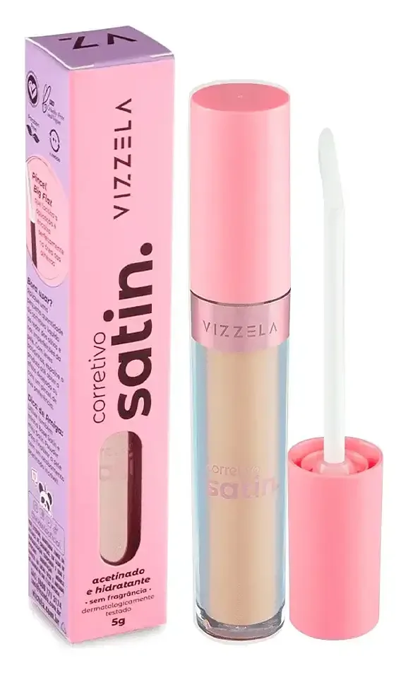 Vizzela Corretivo Líquido Satin