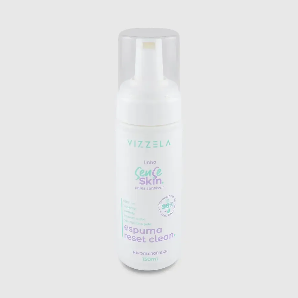 Vizzela Sense Skin Espuma De Limpeza Reset Clean