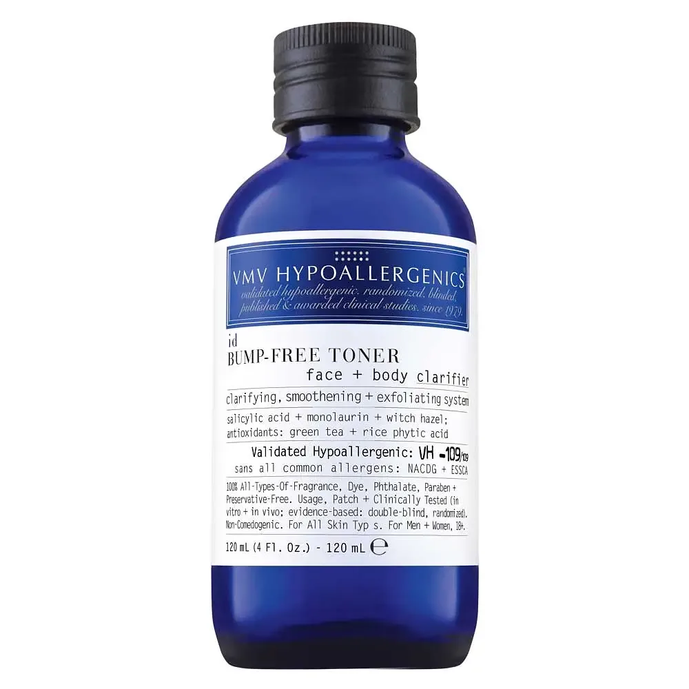 VMV Hypoallergenics Id Bump-Free Toner Face + Body Clarifier