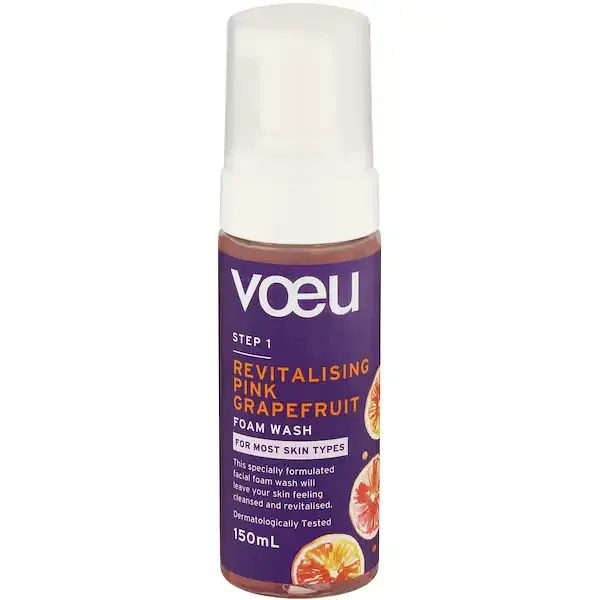 Voeu Revitalising Pink Grapefruit Foam Wash