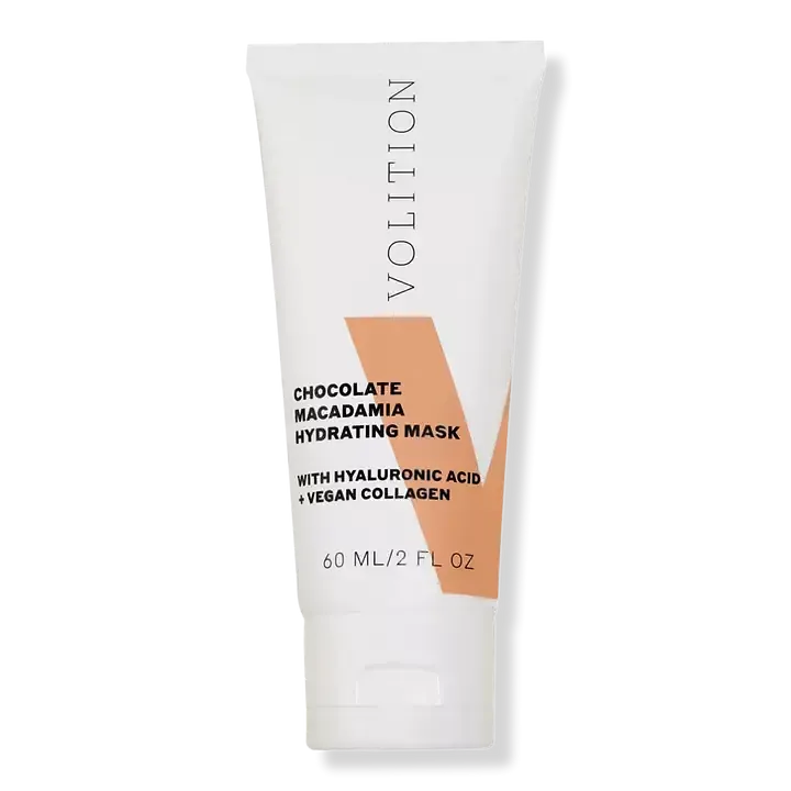 Volition Beauty Chocolate Macadamia Hydrating Mask with Hyaluronic Acid + Vegan Collagen