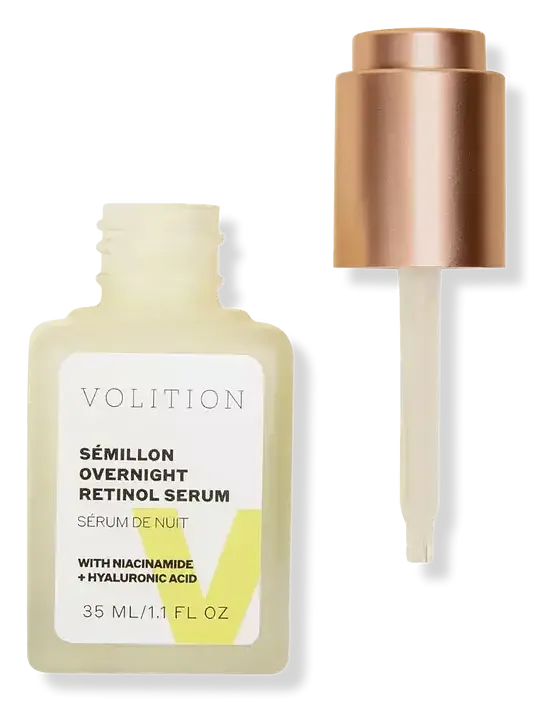 Volition Beauty Sémillon Overnight Retinol Serum with Niacinamide + Hyaluronic Acid