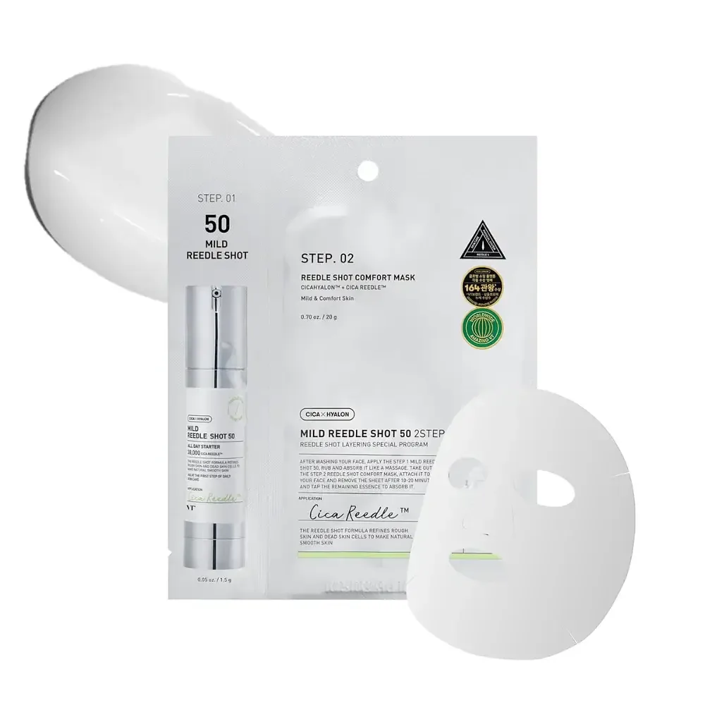 VT Cosmetics Mild Reedle Shot 50 2Step Mask