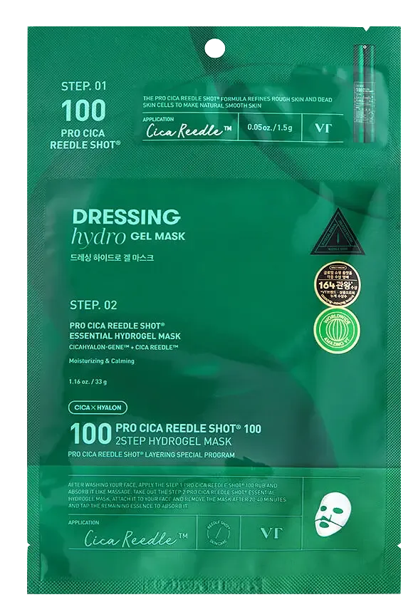 VT Cosmetics Pro Cica Reedle Shot 100 2-Step Hydrogel Mask