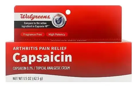 Walgreens Capsaicin Arthritis Pain Relief Cream