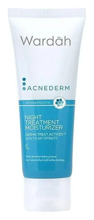 wardah Acnederm Night Treatment Moisturizer
