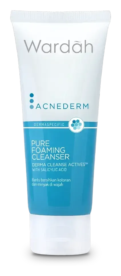 wardah Acnederm Pure Foaming Cleanser