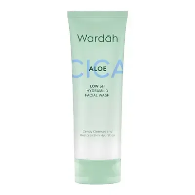 wardah Cica + Aloe Low pH Hydramild Facial Wash