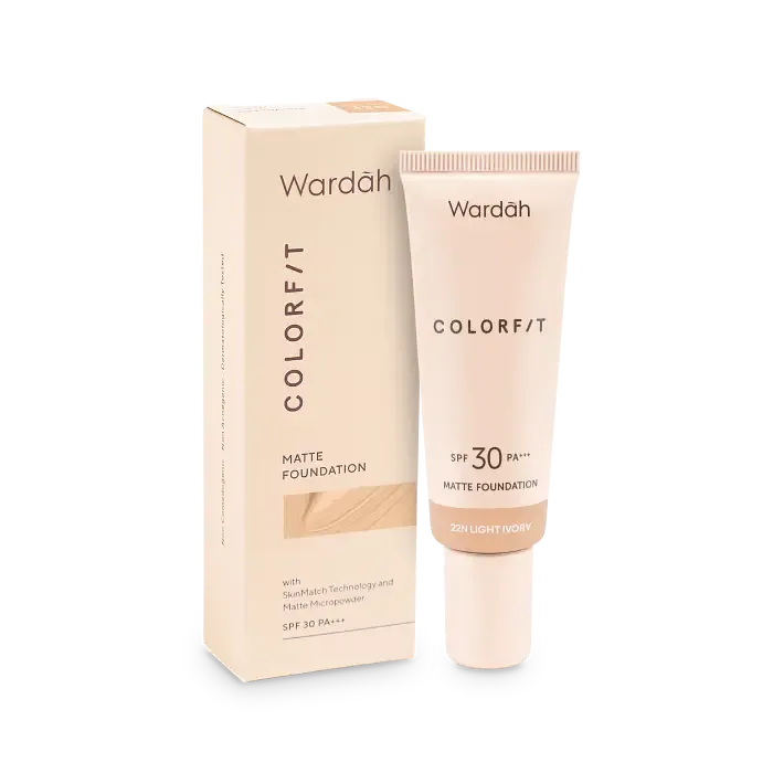 wardah Colorfit Matte Foundation SPF 30 PA+++