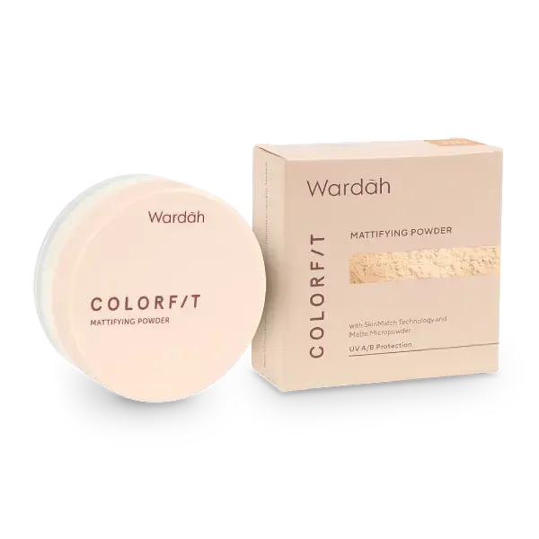 wardah Colorfit Mattifying Powder