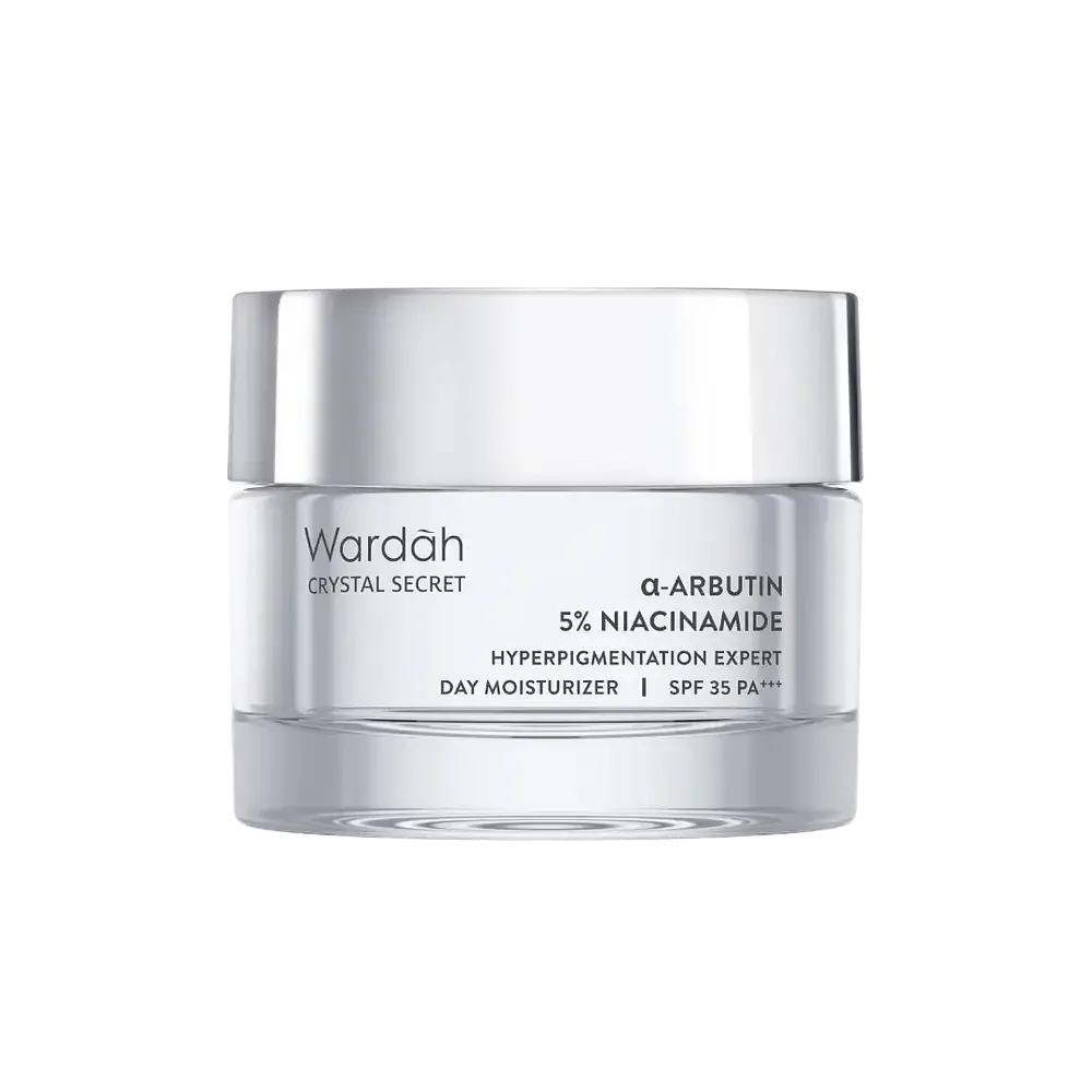 wardah Crystal Secret Alpha Arbutin + 5% Niacinamide Hyperpigmentation Expert Day Moisturizer SPF 35 PA+++