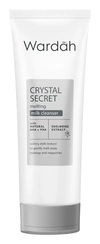 wardah Crystal Secret Melting Milk Cleanser