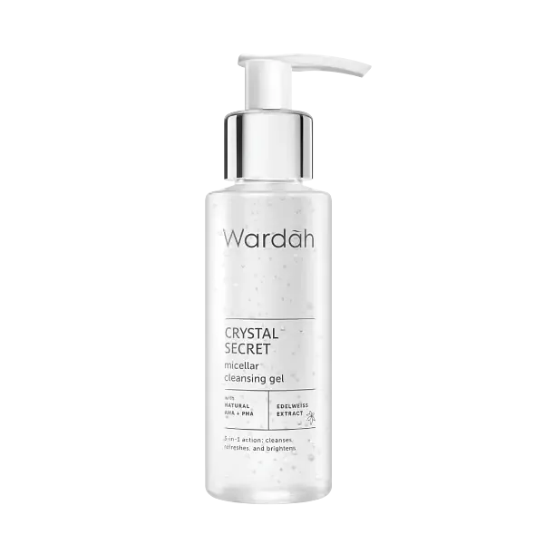 wardah Crystal Secret Micellar Cleansing Gel