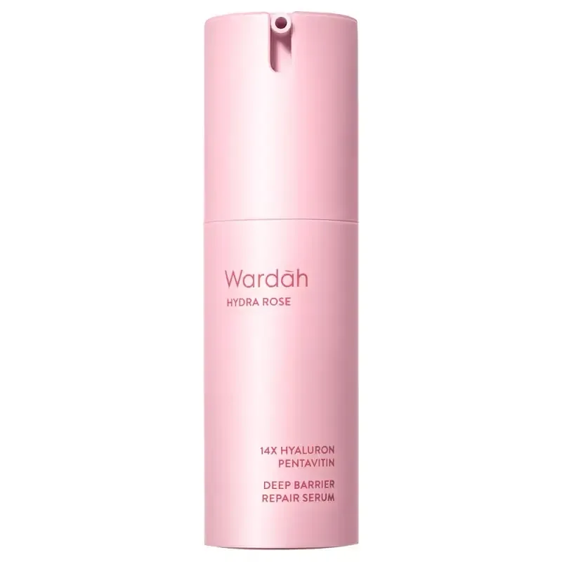 wardah Hydra Rose 14X Hyaluronic Pentavitin Deep Barrier Repair Serum