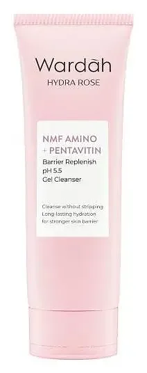 wardah Hydra Rose NMF Amino + Pentavitin Barrier Replenish Gel Cleanser